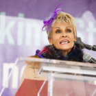 Vicky Waterman, pancreatic cancer survivor, at PanCAN PurpleStride Chicago 2022